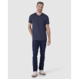 Calça Slim Masculina Cintura Média Em Flex Jeans