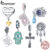 Bamoer 925 Sterling Sliver Charme De Fita De Fé Cruzada Dreamcatcher Série Net Para Pulseira