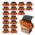 Kit 20 Lanterna Lateral LED Para Carreta Facchini Caminhão Trailer Reboque Com Suporte Amarela