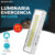 Kit 4 Luminária Emergência Lâmpada Portátil 60 Leds Recarregável Bivolt Luz Branca Fria