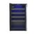 Adega Venax Piubella 100 para 24 Garrafas Porta Invertida Preto 127v