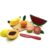Kit 5 Frutinhas com corte Brinquedo em Madeira