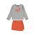 Conjunto Blusa e Short-Saia Infantil para Menina Guloseima