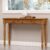 Aparador de Sala 120cm 2 Gavetas Pé Madeira Rubia Freijó F07 – Mpozenato