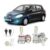 Lâmpadas Ultra Led Nissan Tiida 20000lm Alto Baixo e Milha + Pingo Led
