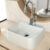 Cuba de Apoio Quadrada Para Banheiro Lavabo C01 QA31W Cinza Matte Fosca – Lyam