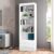 Estante Livreiro 2 Gavetas e 5 Prateleiras Fancy Q01 Branco – Mpozenato
