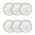 Conjunto De Pratos De Sobremesa 06 Peças Ryo Maresia Oxford