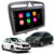 Kit Multimídia 7 Polegadas MP5/BT CarPlay Android JR8 + Moldura Prata 308 408 2012 a 2016 – AP690