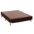 Cama Box Base Casal Universal Suede Brown (138x188x30) – Ortobom