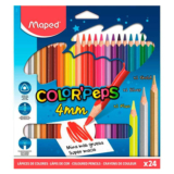 Lápis de cor Color’Peps Strong 4mm 24 cores 863424 Maped