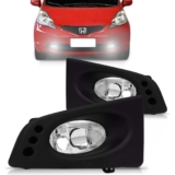 Farol Milha Auxiliar Fit 2009 2010 2011 2012 Com Grade