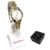 Relógio Mondaine Feminino Analógico Kit Semijoia 32720LPMKBE3K1