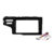 Kit Moldura Painel 9 Pol Fit 2014 15 16 17 18 19 2020 2021 2022 2 Din Black Piano Chicote Som Plug Antena