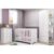 Quarto Infantil Completo com Berço 3×1 João e Maria Multimóveis Branco/Colorido 3 ANOS de Garantia