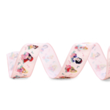 Fita Decorativa Aramada de Natal – Princesas Rosa – 3,8cm x 9,14m – 1 unidade – Cromus – Rizzo