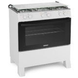 Fogão 5 Bocas Itatiaia Star New com Forno 88L Branco Bivolt