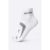 Meia HUPI Running Pro Prime Branco e Cinza – LT para pés menores 34-38