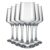 Conjunto de Taça Nadir Brunello Vinho 7131 390ml – Embalagem com 12 Peças