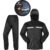 Capa De Chuva Motoqueiro Motoboy Moto Conjunto Impermeável Reforçada Com Capuz PVC