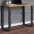 Mesa Escrivaninha Industrial 100% Mdf Freijó/Preto Fosco F11 – Pradel