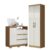 Cômoda Sapateira 2014143 E Armário Multiuso New 2000192 Atacama Off White – Aramóveis – Qualidade Garantida
