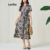 (Trendy) Lovito Vestido Casual Com Estampa Tribal Vestido Feminino L113MD152