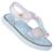 Sandália Papete Feminina Infantil WorldColors Lolipop – Gliter Furtacor/Verde chá