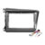 Kit Moldura Painel 9 Pol Civic 2012 2013 2014 2015 2016 2 Din Grafite Chicote Som Plug Antena