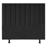 Cabeceira Estofada De Cama Casal King 195 Cm Taís Corino preto