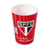 Copo 320 ml São Paulo Time Futebol Plástico Oficial Plasutil