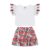 Conjunto Infantil Feminino Flor De Morango