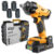 Parafusadeira Chave de Impacto K21 WAP Tira Roda Carro 13mm 350Nm 2300RPM + Maleta + 4 Soquetes WAP