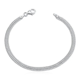Pulseira Lacraia de Prata 925
