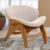 Poltrona Decorativa Orgânica Sala Living Kadosh L02 Suede Bege – Lyam Decor