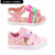 Kit 2 Pares Tênis e Sandália Infantil Feminina FanClub – Rosa e Nude/Multicolorido