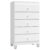 Cômoda Gaveteiro Ternura Baby Branco Brilho – Incorplac