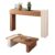 Aparador Astro E Mesa De Centro Luna Nature Off White – Hb Móveis