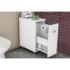 Guarda-Roupa Casal 100% MDF 8 Portas Easy Glow com Pés Amendoa Clean/Off White