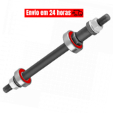 Eixo Cubo Traseiro Com Rolamento Bicicleta Bike 200mm