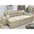 Sofá Retrátil e Reclinável 2,32m com Molas Cama inBox Estilo Suede Velusoft Bege