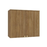 Armário Aéreo p/ Cozinha Botanic M632 c/ 2 Portas 80cm Nogueira – Kappesberg