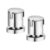 Kit 2 Acabamento Para Registro Docolbase Riva 1/2″ 3/4″ 1″ Cromado Docol