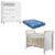 Berço Americano Mirelle Com Colchão E Cômoda Infantil Ternura Baby Branco Brilho – Incorplac