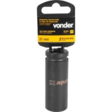 Soquete Sextavado de Impacto Longo Encaixe 1/2″ 21mm Vonder