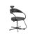 Cadeira de Cabeleireiro Manual Futura Smart Black Dompel