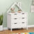 Cômoda Infantil Branco Montessori Madeira 3 Gavetas Elano