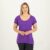 Camiseta Selene Dryfit Básica Feminina Roxa