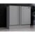 Balcão de Cozinha Americana Canto Reto c/1 Porta s/Tampo 84cm Cinza – Henn