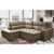 Sofá de Canto 2,60×2,36m Retrátil e Reclinável com Molas Cama inBox Platinum Esquerdo Suede Castor